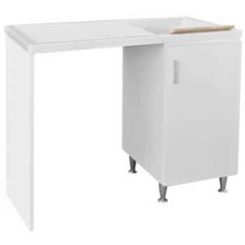 Mueble de PVC con fregadero y funda para lavadora Mod. Idex