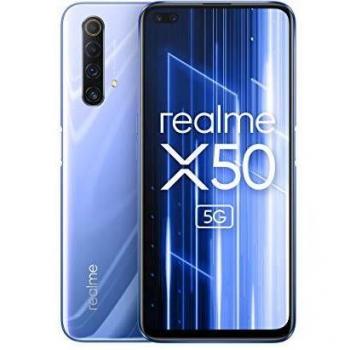 Realme X50 5G - Smartphone 128GB, 6GB RAM, Dual Sim, Ice Silver