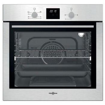 Vitrokitchen HG602IN Horno de Gas Natural Independiente Inoxidable con Grill y Ventilador, 60 cm, Easy to Clean, 60 Litros