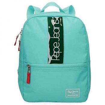 Mochila Pepe Jeans Darienne, Verde, 25x32x12 cm