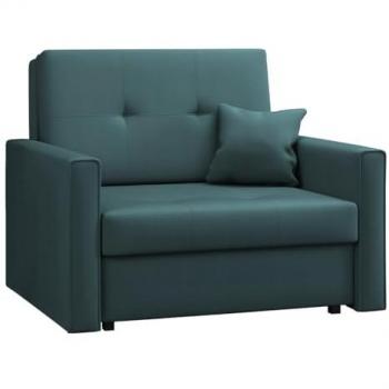 Sillón Columbus 104 Tapizado en Manila 38 con Patas de Metal, Dimensiones 85x103x98cm, Muebles Ya Montados