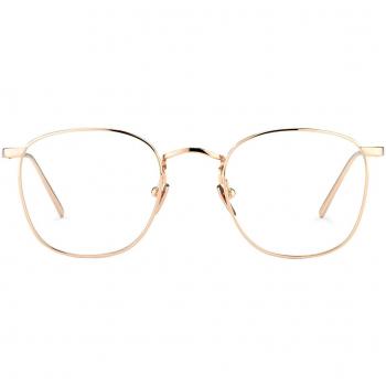 Linda Farrow Simon LFL479 C8 Men's Eyeglasses - Rose Gold, Size 48, Frame Only, Blue Light Block Available