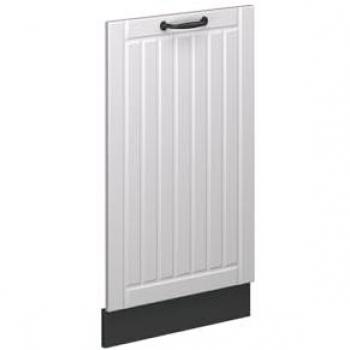 Panel Frontal de Lavavajillas Fame-Line, Blanco Casa de Campo/Antracita, 45 cm sin Encimera