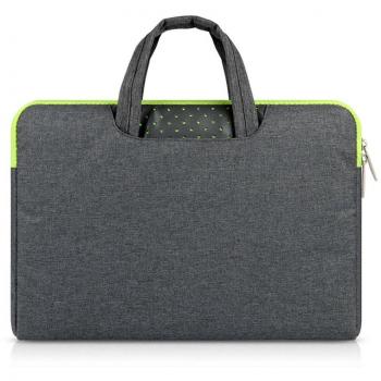GADIEMENSS Waterproof Laptop Sleeve Case Bag with Handle Portable Computer Handbag For Apple Macbook Air Pro Chromebook and other Notebook 15.4 inches Deep Gray II