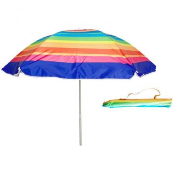 Sombrilla playa de Aluminio diámetro 200cm con bolsa de almacenamiento