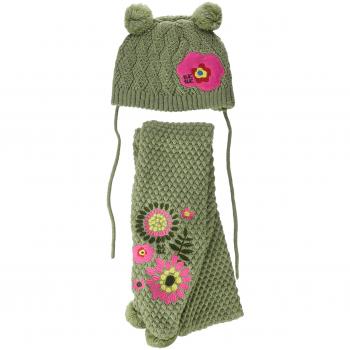 Tuc Tuc Tricot Wildness, Set de Bufanda, Gorro y Guantes para Niñas,