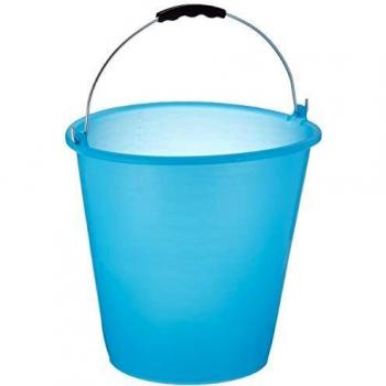 Cubeta Casera de Polietileno 15 Litros Azul Claro Stefanplast