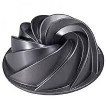Molde de Aluminio Bundt Heritage Nordic Ware 2,4 L Plata