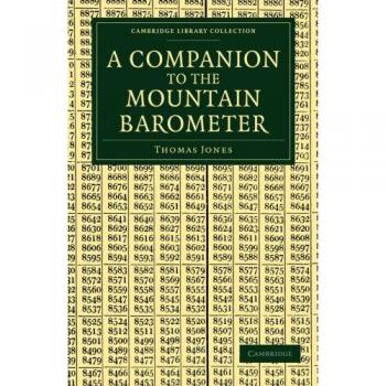 Companion del Barómetro de Montaña - Edición en Tapa Blanda (Colección de Bibliotecas de Cambridge - Ciencia de la Tierra)