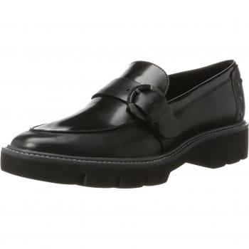 Geox D QUINLYNN B, Mocasines para Mujer, Negro