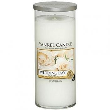 Yankee Candle Wedding Day Pillar Candle, White, Large