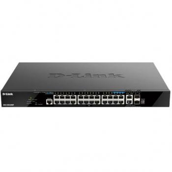 D-Link DGS-1520-28MP/E 28-Port Gigabit Stackable Smart Managed PoE+ Switch with 4x 2.5G Ports and 2x 10G SFP+ Ports