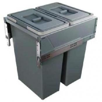 Cubo de basura extraíble BLOCK 2.0 M450 2x35L antracita