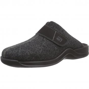 Rohde 2738 Vaasa-H Pantuflas de Tela para Hombre, Talla:41 EU, Color:Gris