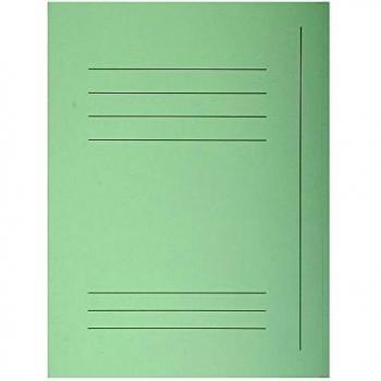 Carpeta de Cartulina Exacompta con Tres Solapas, Formato DIN A4, Color Verde Claro, 210 gr