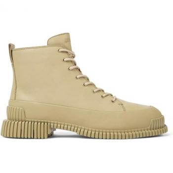 CAMPER Pix - Women's Beige Smooth Leather Ankle Boots (Size 35/5)
