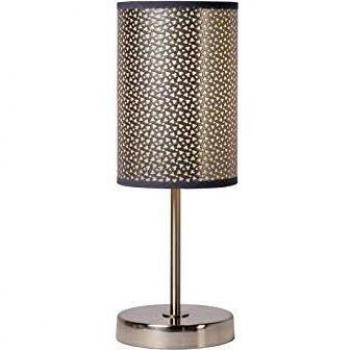 Lámpara de Mesa Moderna Moda de Metal Gris Ø13cm 1xE27