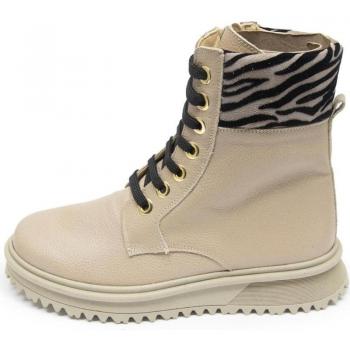 Botas Andanines modelo 192059 para bebé en color azul y taupe