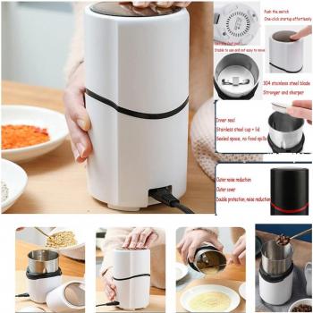 Molinillo de Café Eléctrico con Cuchillas de Acero para Moler Granos de Café y Especias Q-ym168