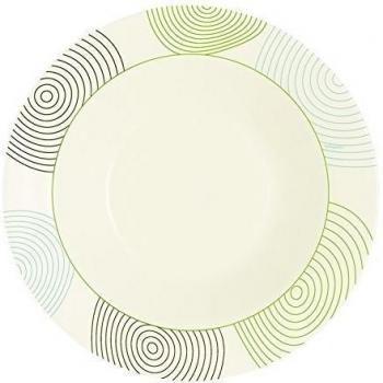 Luminarc varianzas Zenia 9208736 plato hondo, 23 x 3,7 cm, verde, 6 pcs
