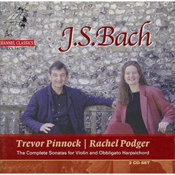 Bach Complete Sonatas for Violin and Obbligato Harpsichord Podger Pinnock