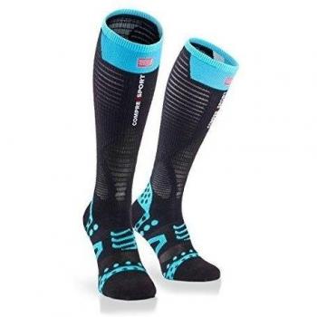 Compress port Full Ultralight V2.1 Calcetines, todo el año, unisex, color negro, tamaño T3