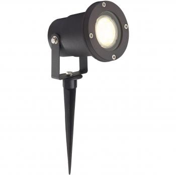 Lámpara LED de jardín Janko 32cm negra, GU10 3W, 250lm, 3000K, IP44 resistente al agua