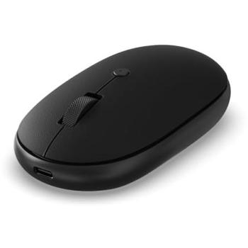 Ratón Bluetooth Inalámbrico Satechi OntheGo Compacto Recargable Negro, Conectividad Multidispositivo, 2400 DPI