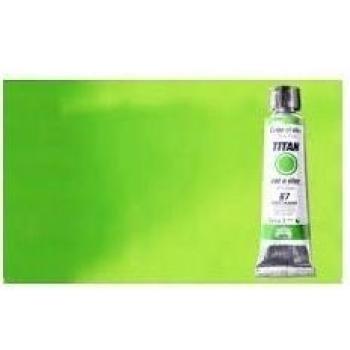 ÃLEO VERDE AMARILLO PERMANENTE TITAN Extrafino 6 - 20ml. NÂº 65