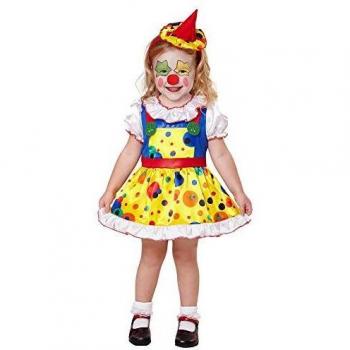 Disfraz de Payaso con Puntos para Niña - Talla 104 cm (2-3 años)