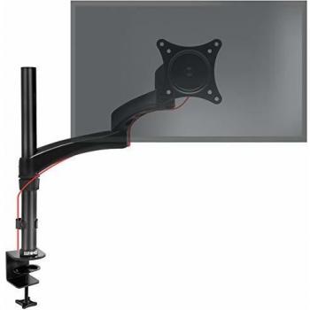 Duronic DM451X3 Soporte para Pantalla de 15 a 27 Pulgadas 8Kg máx - Altura Ajustable, Giratorio, inclinable, Brazo Extensible – Soporte para Ordenador, TV LED, LCD