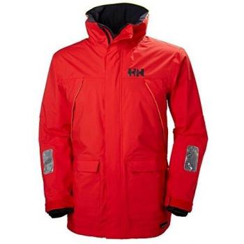 Helly Hansen Pier Chaqueta de navegación Impermeable y Transpirable para Hombre, Prenda para el Uso Diario y Actividades marítimas, Rojo