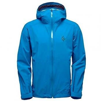 Black Diamond Men's Kingfisher Stretch Waterproof Rain Shell Jacket - Small