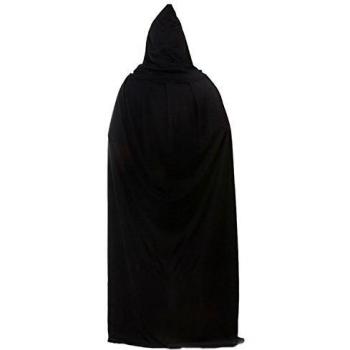 Unisex diablo Wicca túnica con capucha capa largo Tippet cabo para fiesta de Halloween