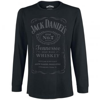 Jack Daniel's Tennessee Whiskey Manga Larga Negro