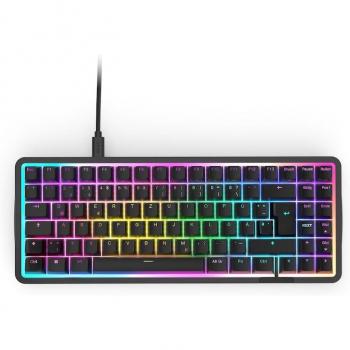 Teclado Gaming NZXT Function Elite MiniTKL USB QWERTZ Black ARGB