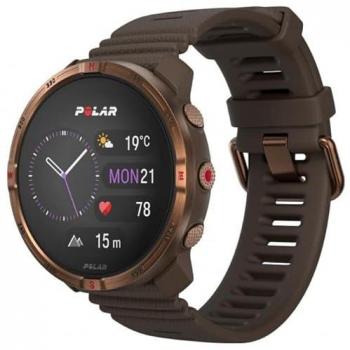 Reloj Smartwatch Polar Grit X2 Outdoor 45mm Marrón Copper con GPS, Pantalla AMOLED y Sensores Avanzados