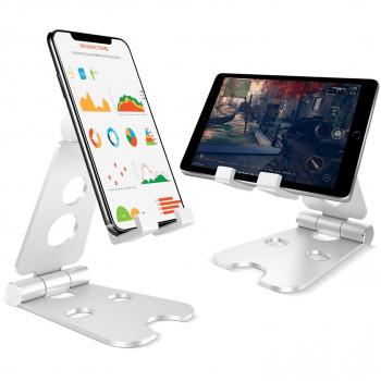 Soporte Tablet, Multiángulo Soporte Móvil,Soporte Teléfono : Soporte Dock Base para Teléfono e Smartphones para Phone XS XS MAX 8, Nintendo Switch, Samsung S8 S7, Huawei, Otras Smartphones.
