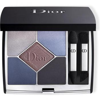 Paleta de Sombras de Ojos Dior 5 Couleurs Couture Velvet Limited Edition Tono 189 Blue Velvet - Colores intensos - Larga duración - 7 g