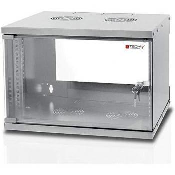 19 Wall Mount Rack Cabinet 6U, Grey, Assembled, 320mm Depth