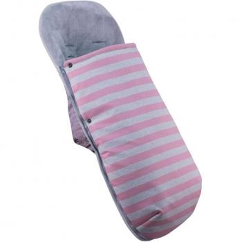 Saco para silla de paseo Jyoko con forro polar impermeabilizado en color Pink Island