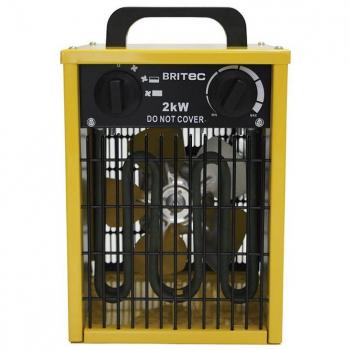 Calefactor Eléctrico Portátil BTVI-2 - 2 kW con Conexión de Clavija
