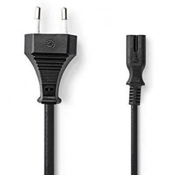 Nedis PCGP11040BK10 Cable de alimentación | Conector Europeo - IEC-320-C7 | 1,0 m | Negro