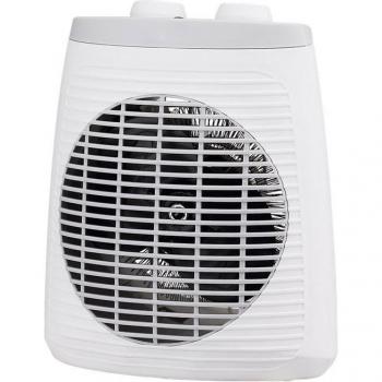 Calefactor candil eléctrico blanco 2000W con 3 funciones y protección contra sobrecalentamiento, dimensiones 27,5x21,6x13,8cm