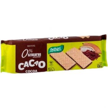 Galletas Rellenas de Cacao Sin Azúcar 120g Santiveri