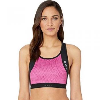 2XU Perform Tri Crop 2019 - Traje de triatlón para mujer, color negro, schwarz/very berry mesh, medium