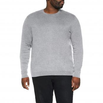 JACK & JONES Jjebasic Knit Crew Neck PS Noos, suéter para Hombre, Gris Light Grey Melange, XXXX-Large