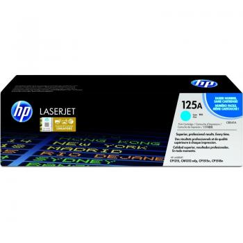 Cartucho de tóner original LaserJet 125A cian HP CB541A