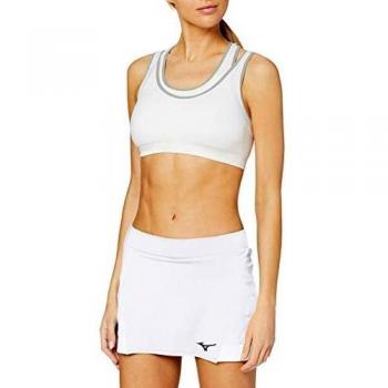 Mizuno Falda Flex para Mujer, Blanco, M