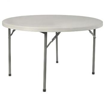 Mesa de Jardín Garbar Rossini Ø122 cm Gris, Acero, Altura 74 cm